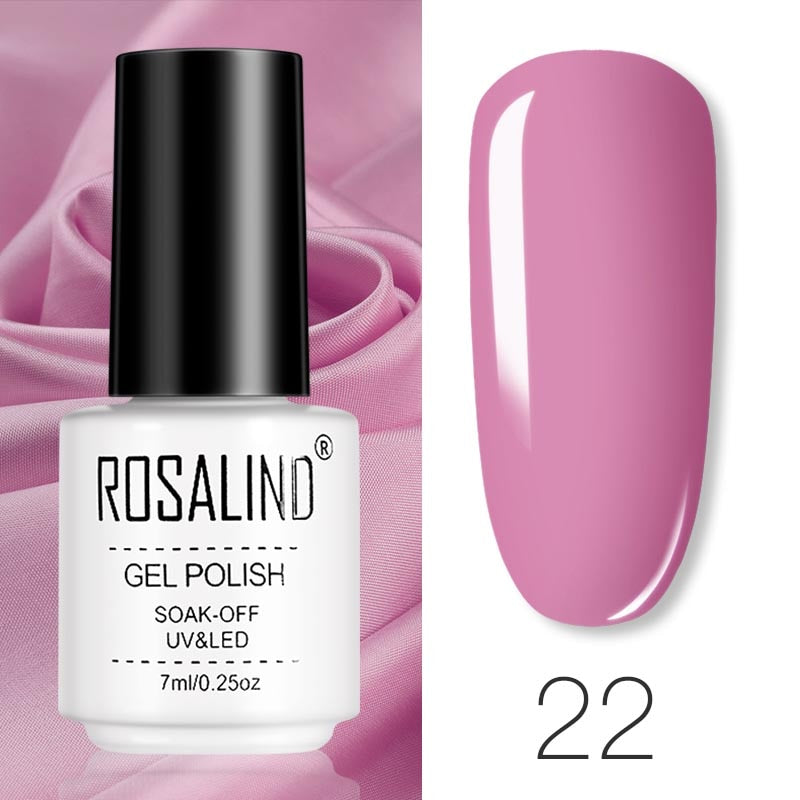 ROSALIND Gel Polish Set Manicure for Nails Semi Permanent Vernis top coat UV LED Gel Varnish Soak Off Nail Art Gel Nail Polish - 2bazar4