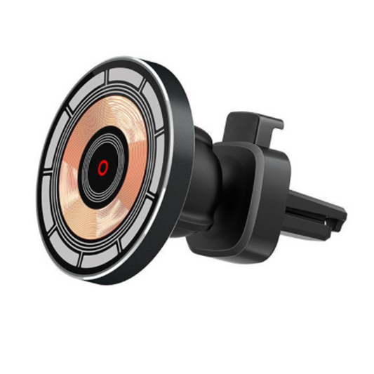 15W Magnetic Car Charger Stand & Qi Wireless Holder15W Magnetic Car Charger Stand & Qi Wireless HolderProduct material: aluminum alloy +ABSInput port: USB-CProduct input: 5V/2A 9V/2AProduct output: 5W/7.5W/10W/15W;Charging efficiency: ≥73%Product Overviews