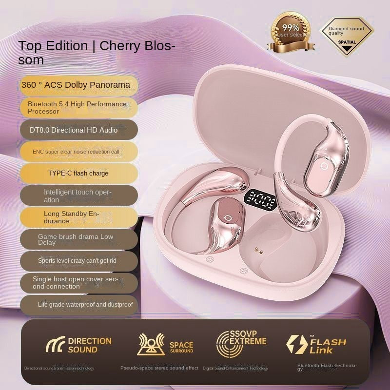 Hang Ear Bluetooth Headphones Wireless Earless Headphones with Long Standby Time High Sound Quality and High Quality eprolo