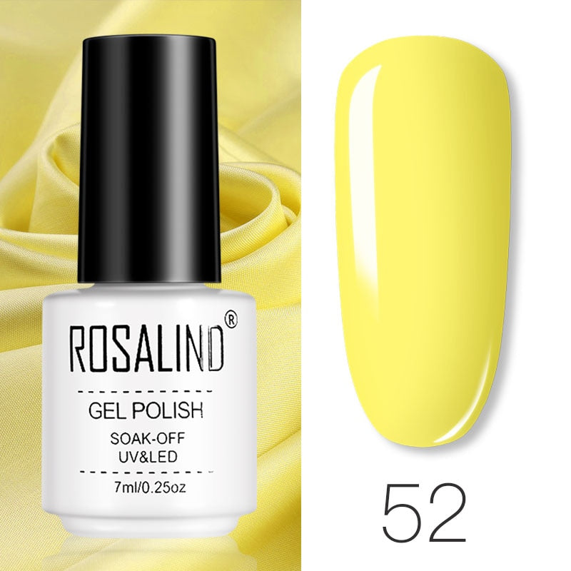 ROSALIND Gel Polish Set Manicure for Nails Semi Permanent Vernis top coat UV LED Gel Varnish Soak Off Nail Art Gel Nail Polish - 2bazar4