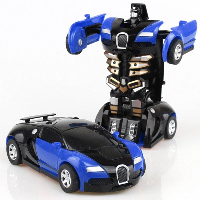New One-key Deformation Car Toys Automatic Transform Robot Plastic Mod-key Deformation Car Toys Automatic Transform Robot Plastic Model Car Funny Diecasts Toy Boys Amazing Gifts Kid ToyFeatures:Made from certified ABS material, it is environment-friendly and does no harm to kids.Designed for long hours of fun at a time. Develop imagination and abil