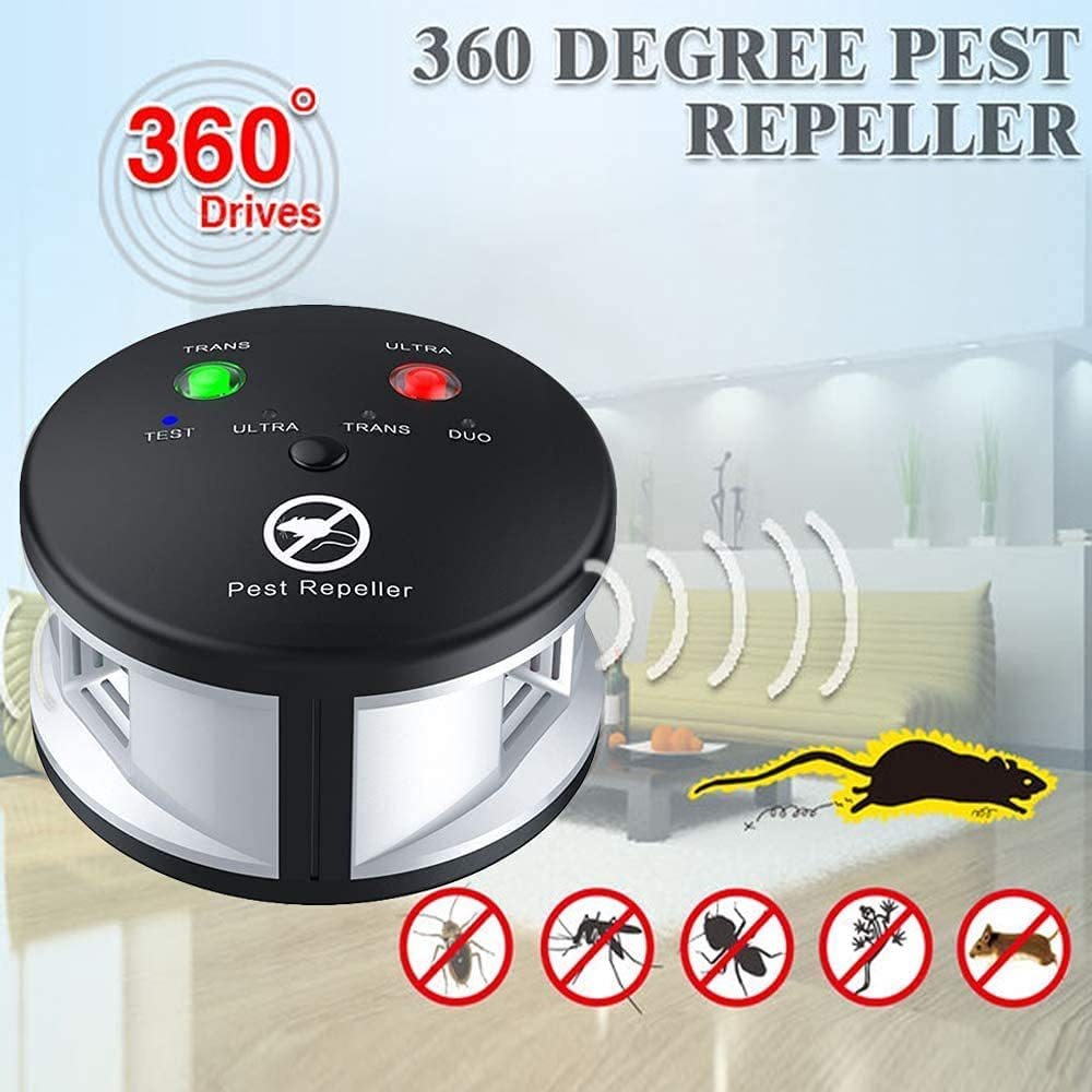 Ultrasonic Mice Mouse Repeller Ultrasonic Electronic Pest Control Rodent Rat Mouse Repeller Rodent Control Household Pest Garden - 2bazar4