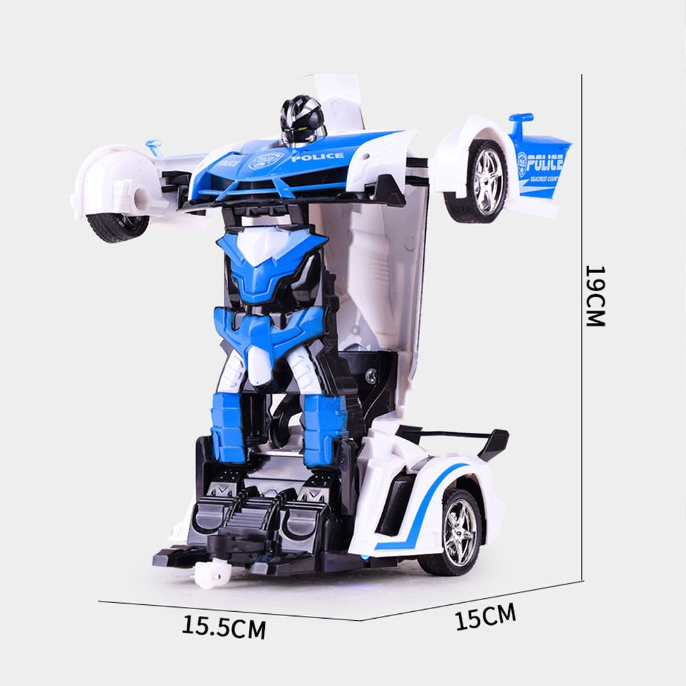 Car Transformation Robots Sports Vehicle Model Robots Toys Cool Deformation Car Kids Toys Gifts For Boys - 2bazar4