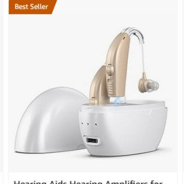 Portable Dual-Ear Hearing Aids with Amplifier and Rechargeable Function