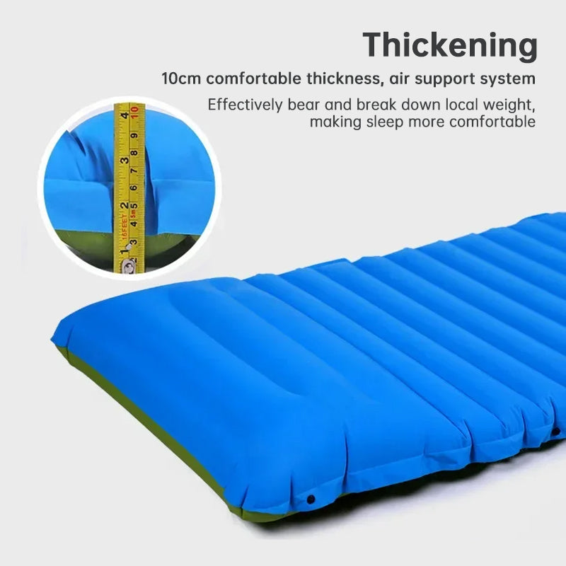 Ultralight Camping Sleeping Pad: Thicken, Self-Inflating with Built-in Pump (Outdoor/Travel) eprolo