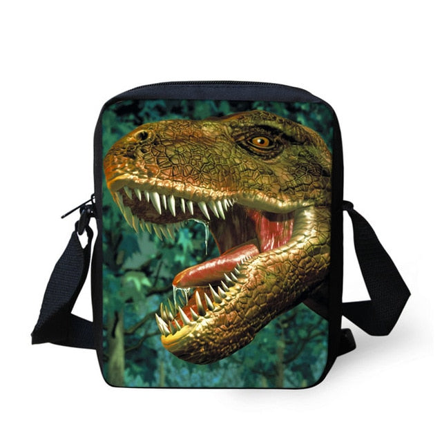 FORUDESIGNS Dinosaur 3D Printing Set School Backpacks for Boys Orthopedic Satchel Schoolbag Children Kids Shoulder Book Bag eprolo