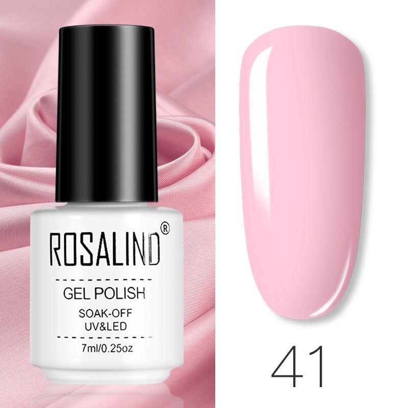 ROSALIND Gel Polish Set Manicure for Nails Semi Permanent Vernis top coat UV LED Gel Varnish Soak Off Nail Art Gel Nail Polish - 2bazar4