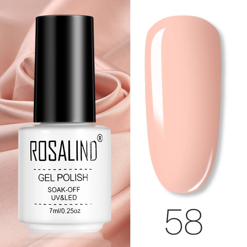 ROSALIND Gel Polish Set Manicure for Nails Semi Permanent Vernis top coat UV LED Gel Varnish Soak Off Nail Art Gel Nail Polish - 2bazar4