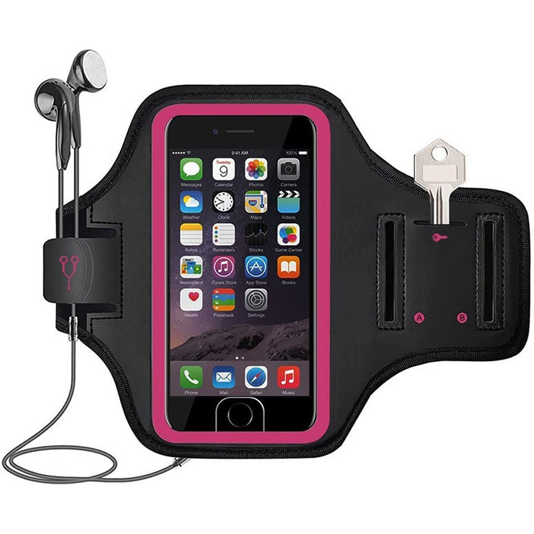 Outdoor Sports Running Mobile Phone Arm Strap iPhone 6 6 7 8/plus Fitness Arm Sleeve Mobile Phone Arm Bag - 2bazar4