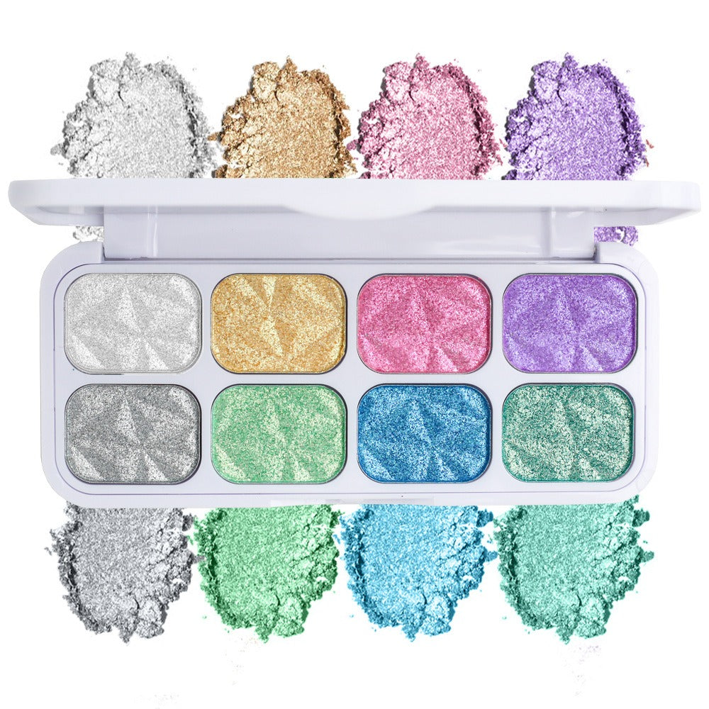 Macaron Chameleon 8 colors Eye Shadow Plate Eyes Makeup High Pigmented Matte Shimmer   Eyeshadow - 2bazar4