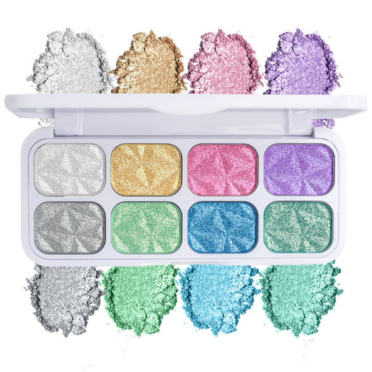 Macaron Chameleon 8 colors Eye Shadow Plate Eyes Makeup High Pigmented Matte Shimmer   Eyeshadow - 2bazar4