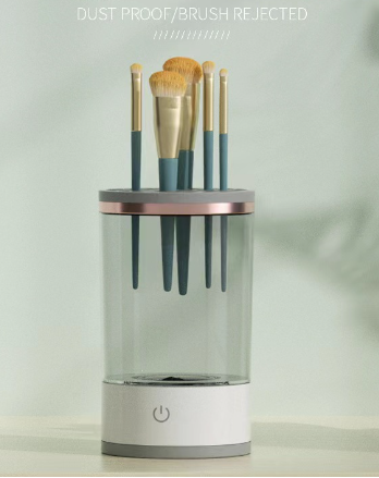 Automatic makeup brush cleaner, Amazon electric washing and drying integrated multifunctional makeup cleaner - 2bazar4