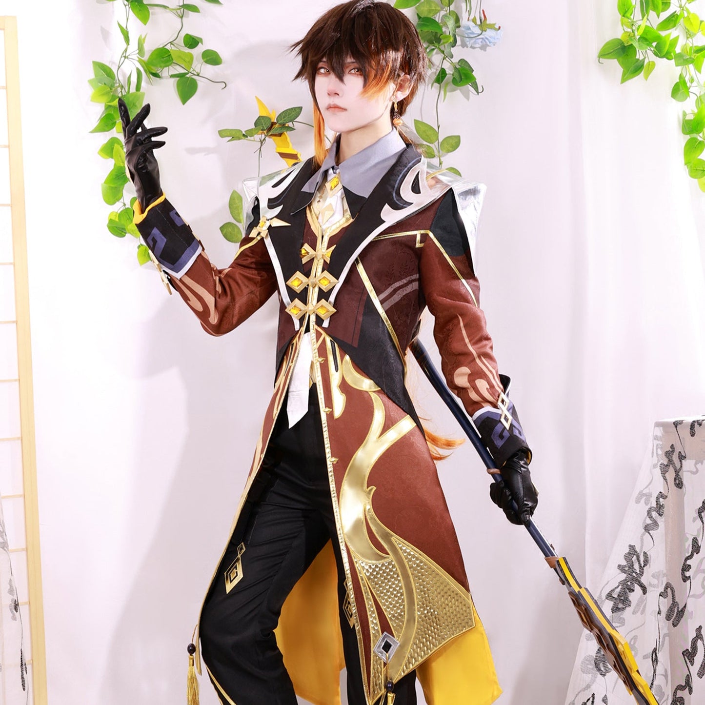 Genshin Impact cosplay clothes Morax Zhongli anime game animation high configuration Zhongli cos clothes eprolo