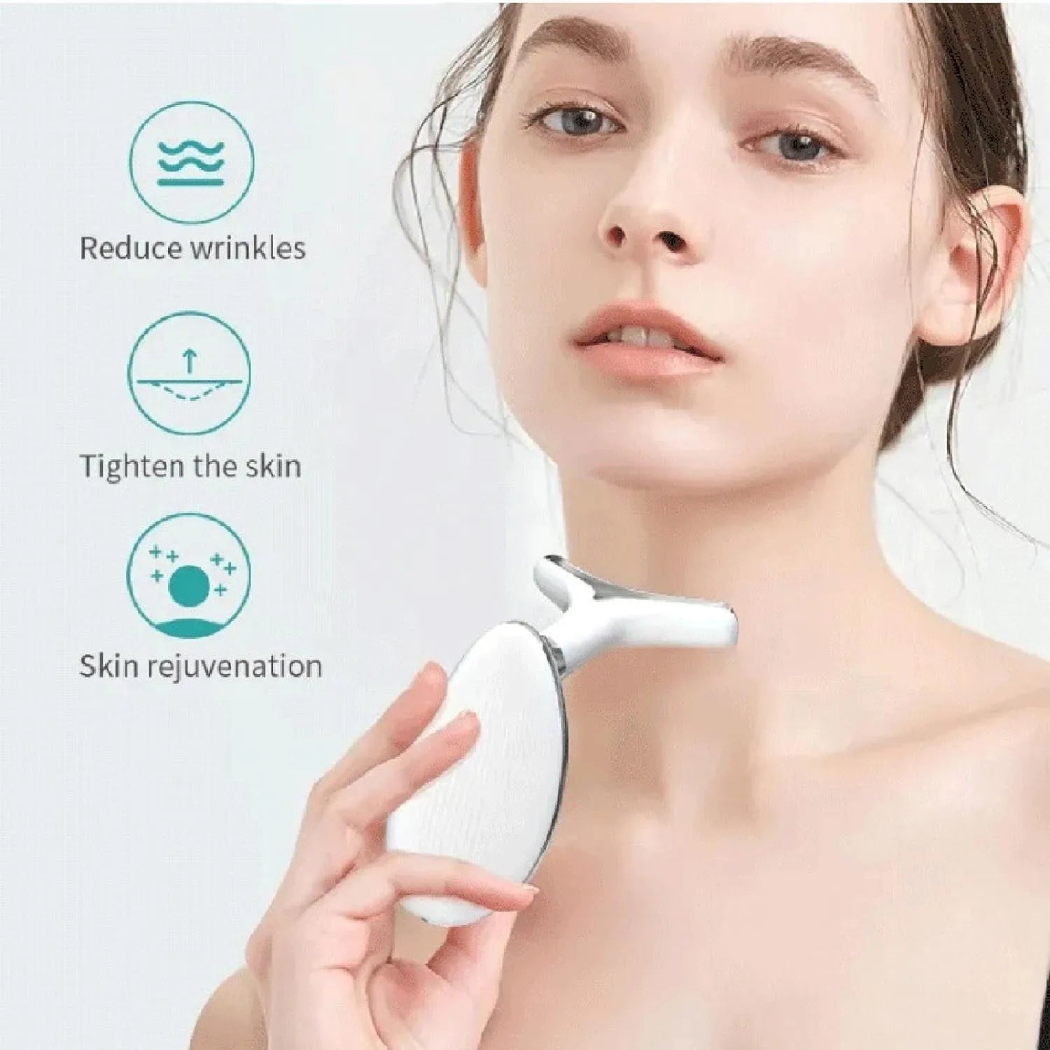 7 colors -Purpose Lifting And Firming Facial Massage Device Neck Face Massager Neck Face Beauty Device In  Portable Face Massager - 2bazar4