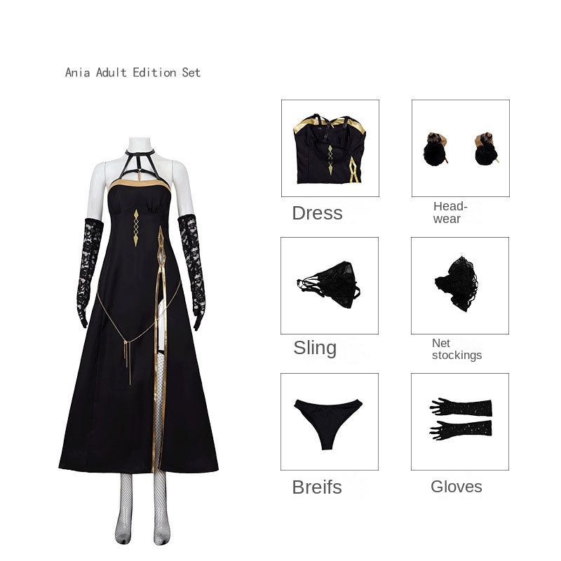 Spy Family Costume Ania Adult Cosplay anime Animation Performance Costume Daily Dress