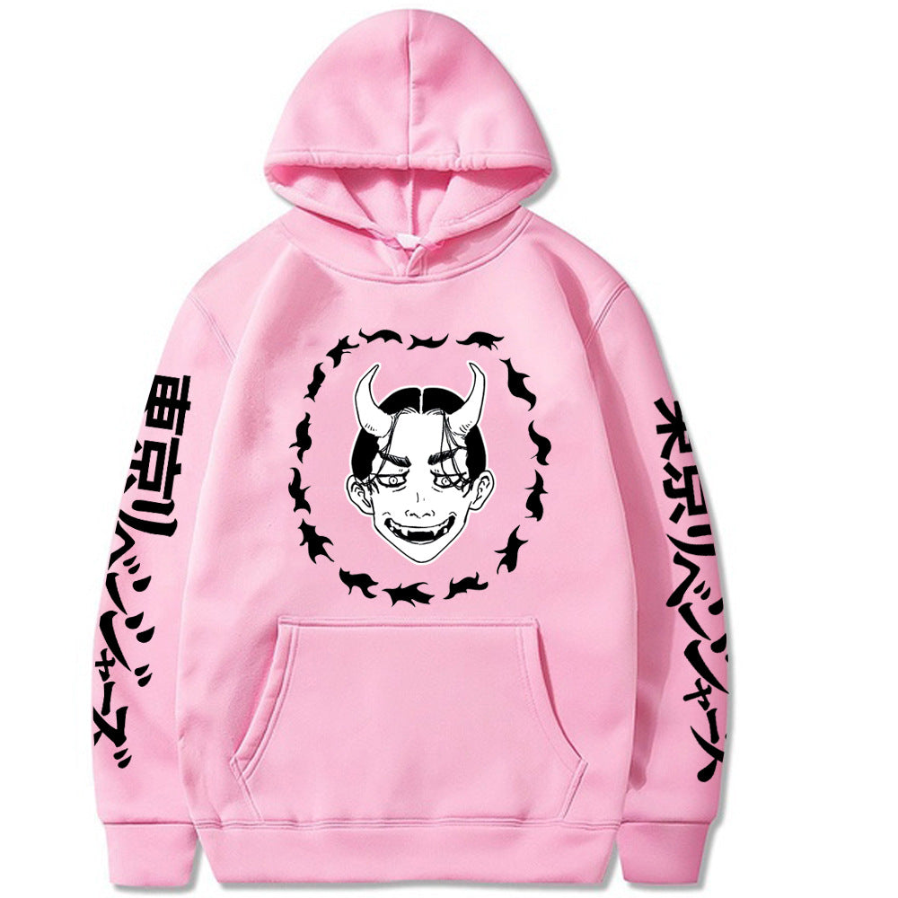 Tokyo Revengers printed hoodie men's sweatshirt Halloween