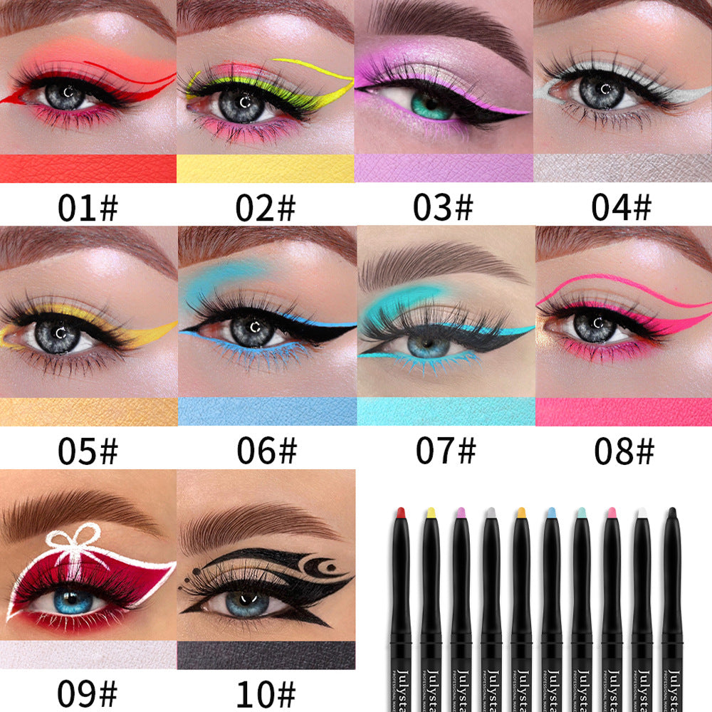New Set Of Eyeliner Pencil Waterproof And Oil-Proof Non-Smudge Eyeliner Gel Pencil - 2bazar4