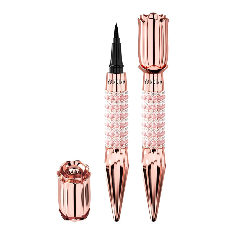 Fast Quick Dry Queen Luxury Eyeliner Soft Smooth Eye Liner Waterproof Eyeliner Cosmetics Black Eyeliner Pen Eyes Makeup - 2bazar4