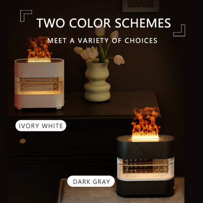 New Products Rain Cloud Fire Humidifier Water Drip Novedades  Rain Water Diffuser Fire Flame Humidifier Aroma Diffuser - 2bazar4
