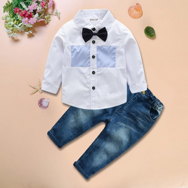 Toddler Boy Clothes Summer Children Clothing Boys Sets Costume For Kids Clothes Sets T-shirt+Jeans Sport Suits 2 3 4 5 6 7 Years - 2bazar4