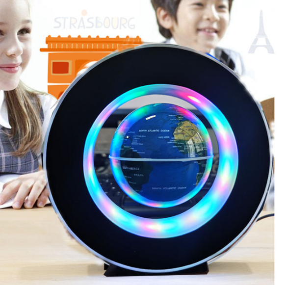 1 pcs Magnetic Levitation Globe Student school teaching equipment Night light globe Creative Gifts 110/220V AC European power - 2bazar4