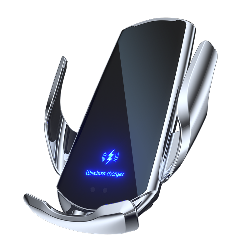 Q3 car wireless charging mobile phone holder 15W induction opening and closing car navigation stand supplies - 2bazar4