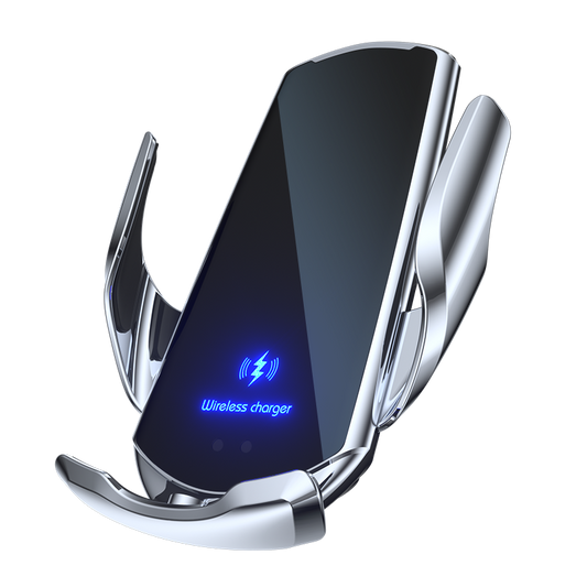 Q3 car wireless charging mobile phone holder 15W induction opening and closing car navigation stand supplies - 2bazar4