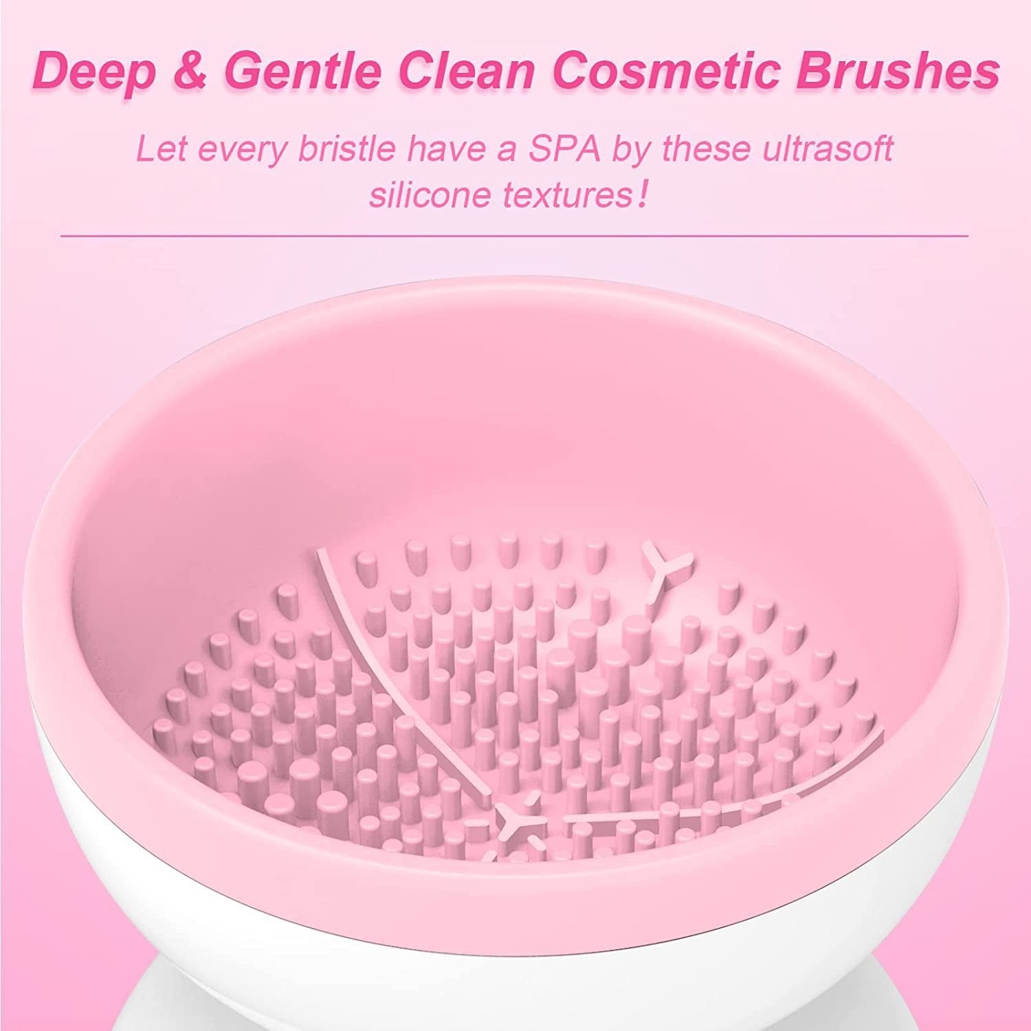 Makeup brush Automatic brush cleaner Rechargeable makeup tool cleaning artifact - 2bazar4