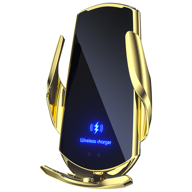 Q3 car wireless charging mobile phone holder 15W induction opening and closing car navigation stand supplies - 2bazar4