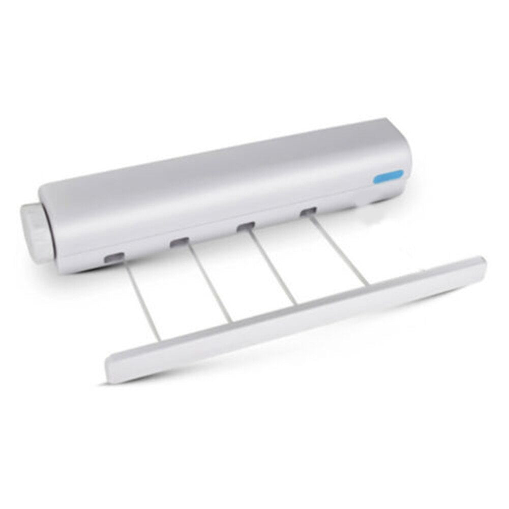 Retractable Laundry Hanger Wall Mounted Clothes Line Clothes Drying Rack Clothesline Laundry Rope - 2bazar4
