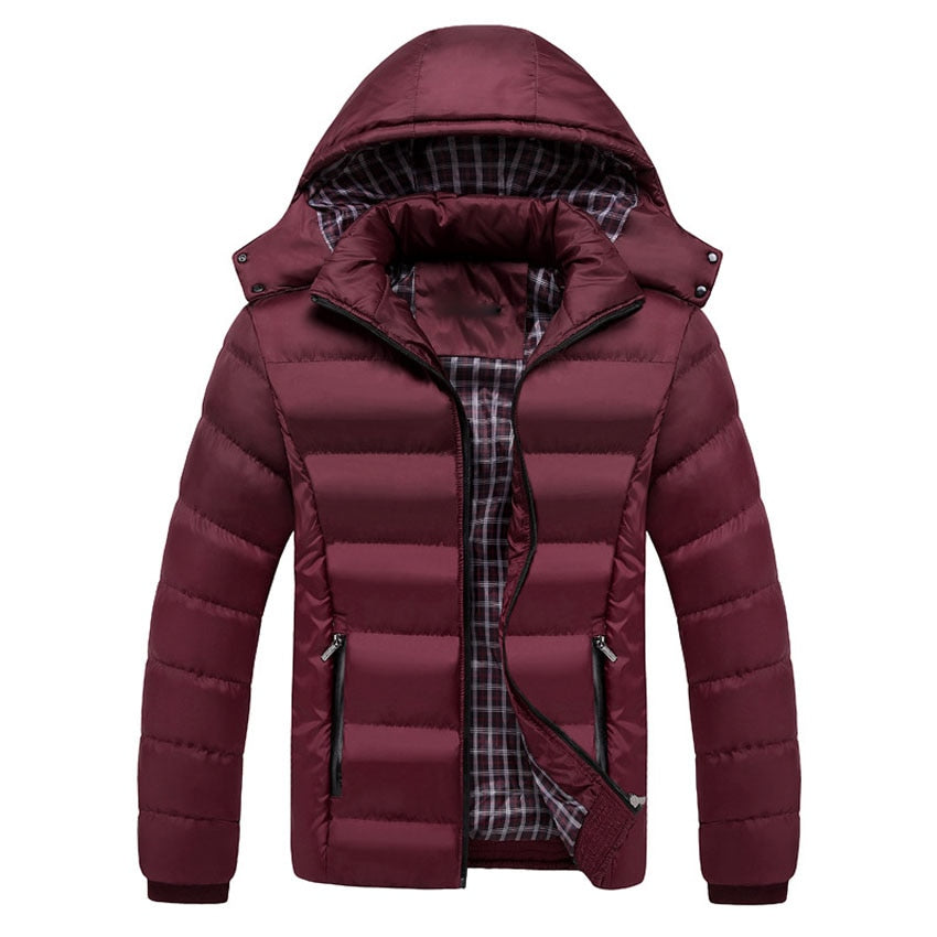 5XL Men Winter Jacket Warm Male Coats Fashion Thick Thermal Men Parkas Casual Men Branded Clothing - 2bazar4