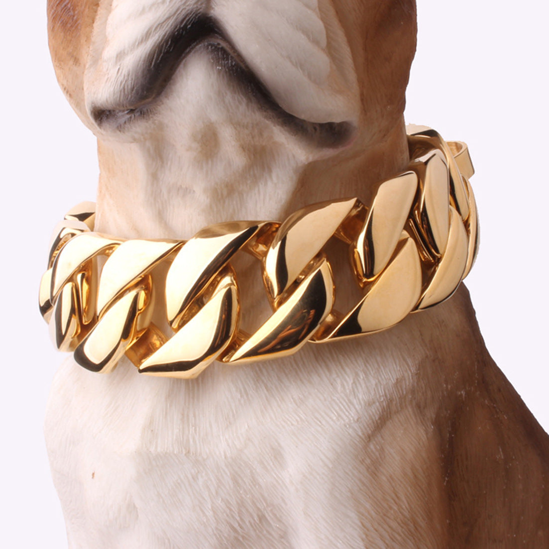32mm Stainless Steel Dog Collar Dog Necklace Gold Dog Chain Fierce Dog Castro Bully Doberman Bulldog Dog Chain,pets,Cane Corso - 2bazar4