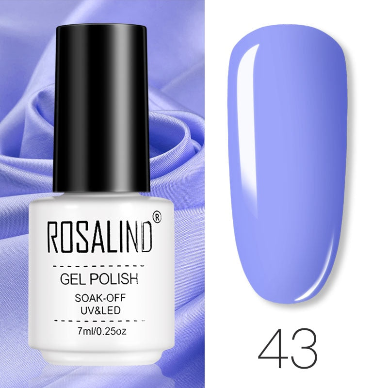 ROSALIND Gel Polish Set Manicure for Nails Semi Permanent Vernis top coat UV LED Gel Varnish Soak Off Nail Art Gel Nail Polish - 2bazar4