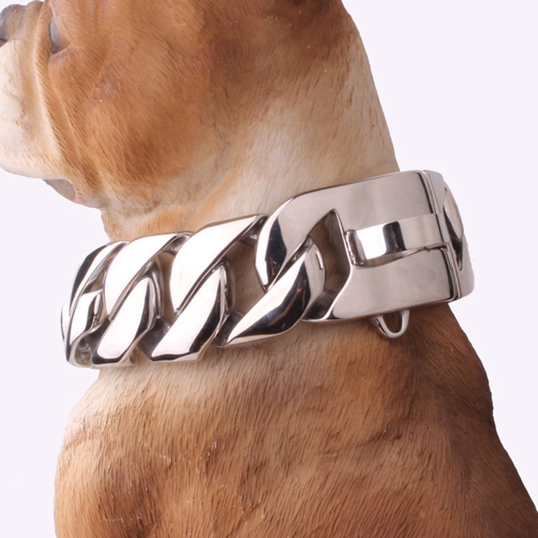 32mm Stainless Steel Dog Collar Dog Necklace Gold Dog Chain Fierce Dog Castro Bully Doberman Bulldog Dog Chain,pets,Cane Corso - 2bazar4