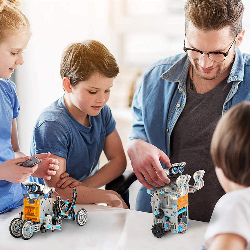 DIY Assembled Toy 13 In 1 Self Assembled Solar Toy Car  Intelligent RoAssembled Solar Toy Car Intelligent RobotMaterial: PlasticDIY: YesMulti function or not: YesElectric or not: NoAbility cultivation: using hands and brains