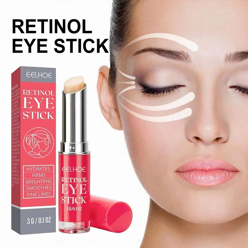 Retinol Eye Cream Lightening Dark Circles Firming Skin Instant Eye Repair Serum Stick for women Women Eyes Care - 2bazar4