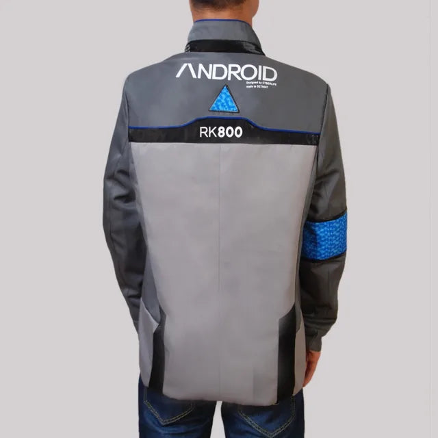 Game Detroit Become Human Cosplay Costume Connor Cosplay Uniform Men Jacket White Shirt Tie RK800 Coat Costume Full Set eprolo