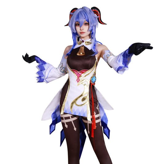 Genshin Impact's high matching Ganyu cosplay game costume: Li Yue, the imperial sister of the Chinese style, Miss Ganyu, cos, female