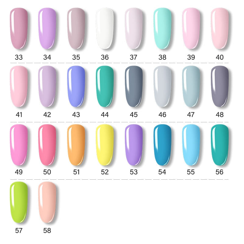 ROSALIND Gel Polish Set Manicure for Nails Semi Permanent Vernis top coat UV LED Gel Varnish Soak Off Nail Art Gel Nail Polish - 2bazar4