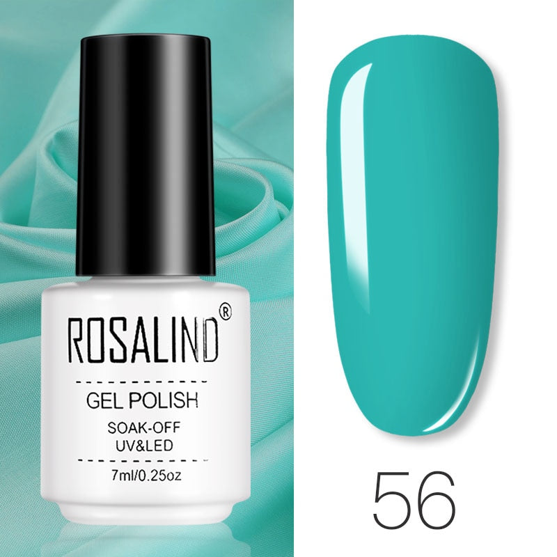 ROSALIND Gel Polish Set Manicure for Nails Semi Permanent Vernis top coat UV LED Gel Varnish Soak Off Nail Art Gel Nail Polish - 2bazar4