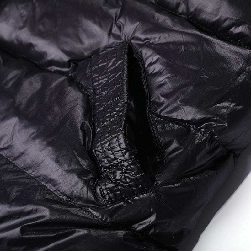 Knitted Letter Patchwork Stitched Lace Up Winter Outwear Jacket All Match Loose Leisure Warm Overcoat - 2bazar4