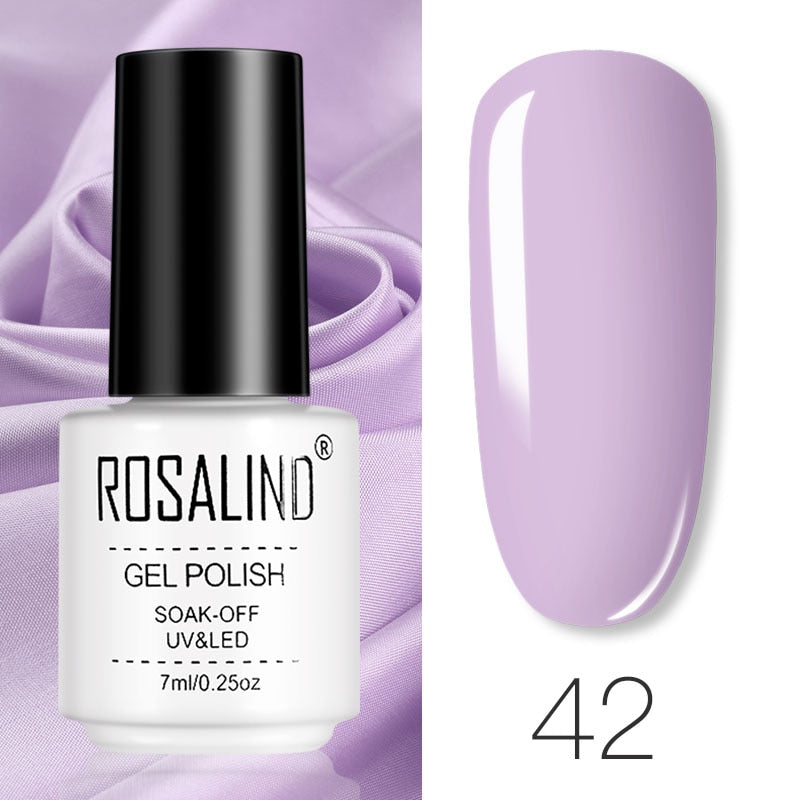 ROSALIND Gel Polish Set Manicure for Nails Semi Permanent Vernis top coat UV LED Gel Varnish Soak Off Nail Art Gel Nail Polish - 2bazar4