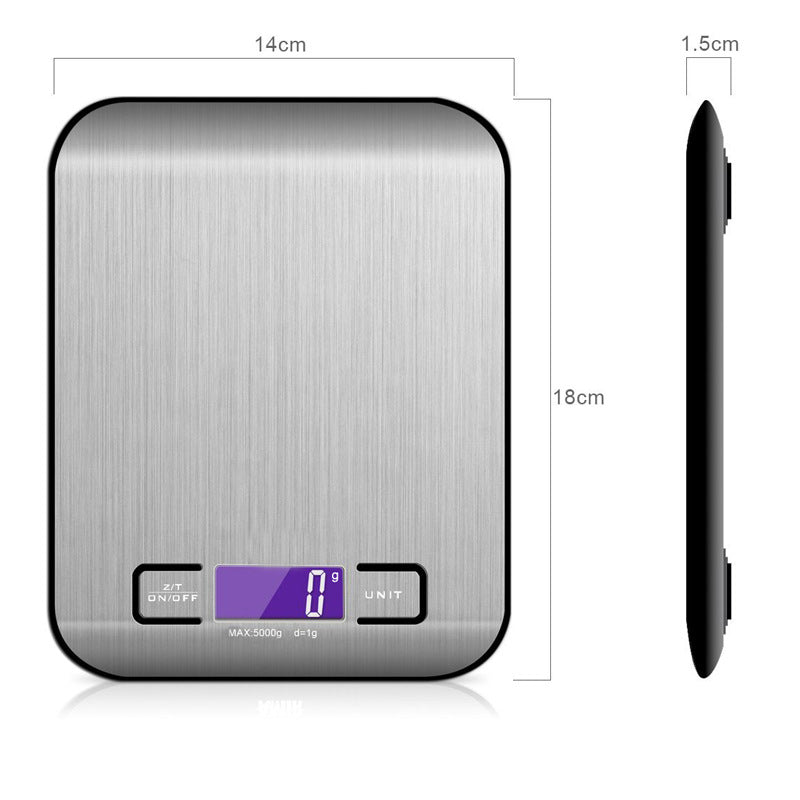 Electric Kitchen Scale Silver - 2bazar4