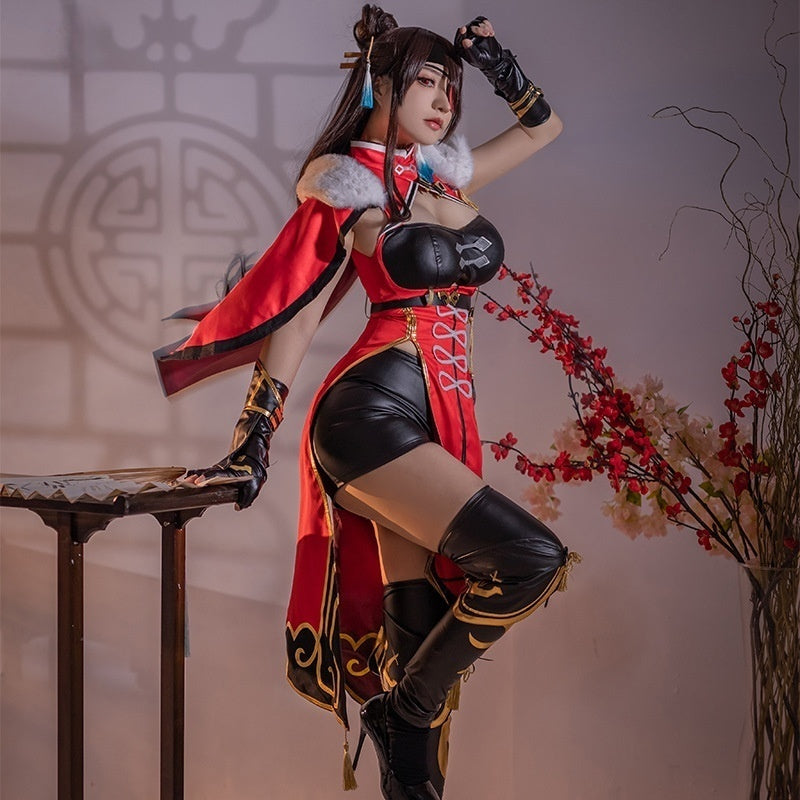 Genshin Impact Heavy Cloud Big Dipper Autumn COS Coronaless Dragon King Royal Sister Full Set Cloak Anime Cosplay