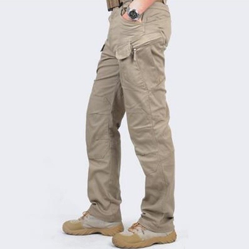Men's Casual Tactical Pants Breathable Autumn Outdoor Hiking Army Military Long Trousers Male Waterproof Multi Pocket Cargo Pant - 2bazar4