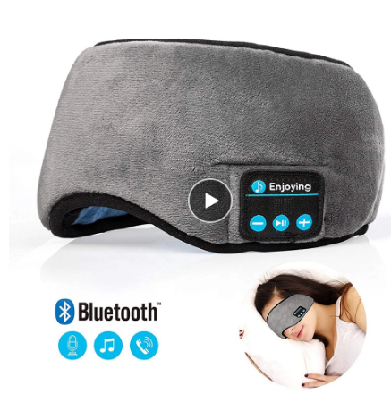 3D Bluetooth Eye Mask Headset Wireless Music Bluetooth Eye Mask New Sleep Bluetooth Eye Mask Stereo - 2bazar4