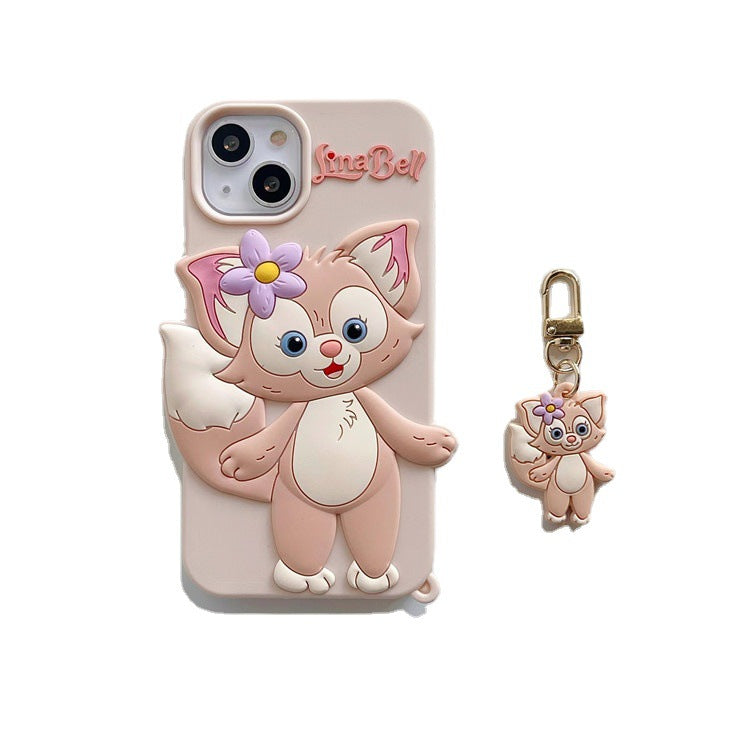 Cute Lingna Belle suitable for iPhone13pro mobile phone shell Apple 8p/xsmax soft iPhone 12 silicone 11 - 2bazar4