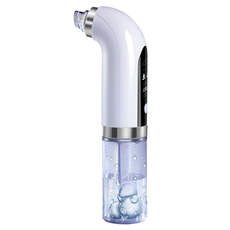 Electric Small Bubble Blackhead Remover USB Rechargeable Water Cycle Pore Acne Pimple Removal Vacuum Suction Facial Cleaner Tool - 2bazar4