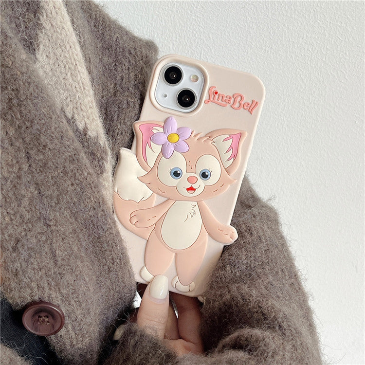 Cute Lingna Belle suitable for iPhone13pro mobile phone shell Apple 8p/xsmax soft iPhone 12 silicone 11 - 2bazar4