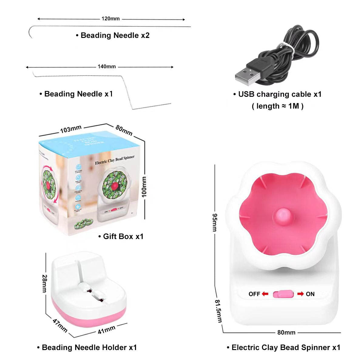 Electric automatic beading machine beading bowl DIY manual beading machine soft ceramic rice bead beading tool beading tool - 2bazar4